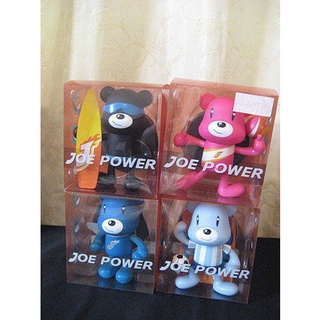 絕版品/EPSON第一代JOE POWER熊公仔有四種(體操/超人/沖浪熊/足球熊)每只250元/4支合購免運