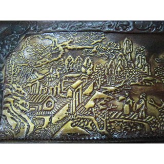 (全新品)~真皮牛皮革製男用長皮夾非國製公發騎士立領皮衣公發A-2G-1schott元起標
