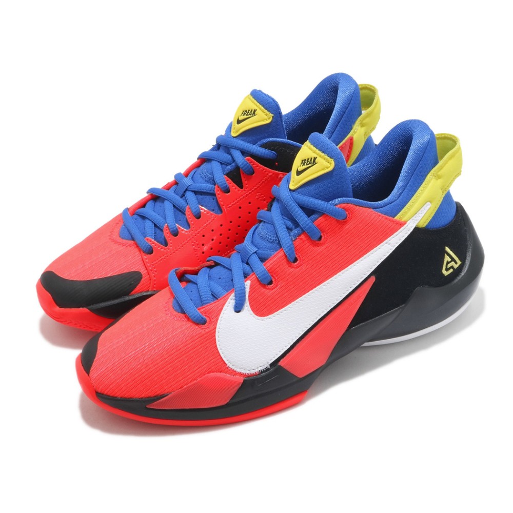 NIKE FREAK 2 GS  字母哥2代 籃球鞋 紅黑藍 CN8574606 Sneakers542