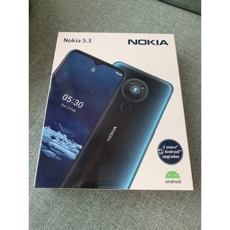 全新品 Nokia 5.3 藍色 6.55吋 64g 新機 手機