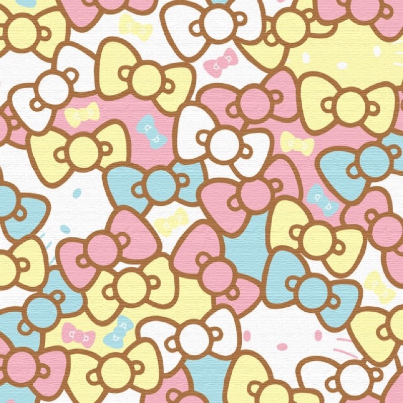 現貨 日本直送 喜崎屋 Hello Kitty 凱蒂貓 壁畫掛畫 滿版蝴蝶結 美化環境 蝦皮購物