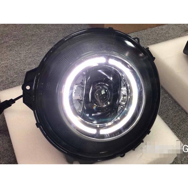 台北 G卡怪機絲07-18老款賓士W463專用LED跑馬光圈大燈燻黑款G63 G55 G500 G350D直上
