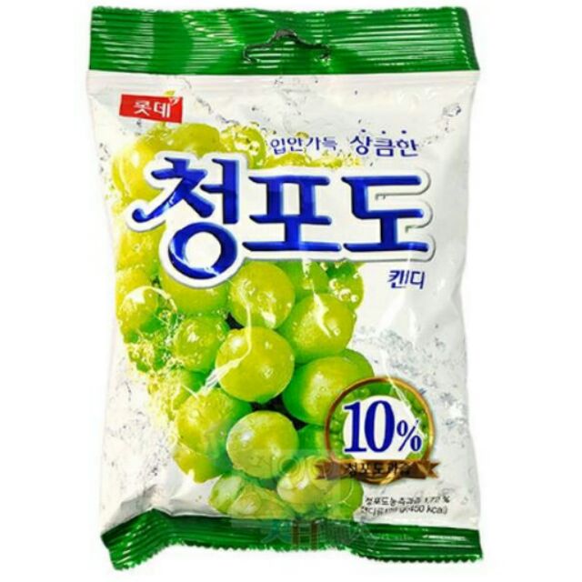 韓國 LOTTE 青葡萄糖果 (119g)