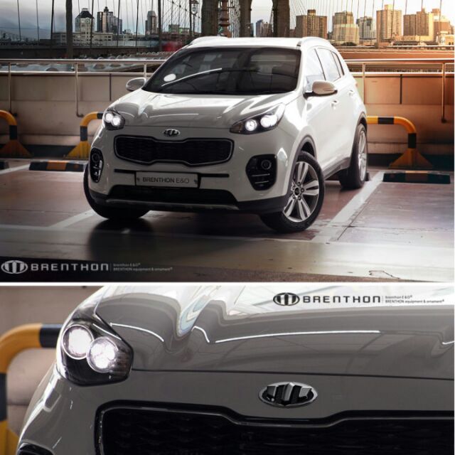 韓國進口起亞kia Sportage專用立體三爪車標貼ql專用立體爪標貼電鍍銀英文字標消光黑款 匯款訂購 蝦皮購物