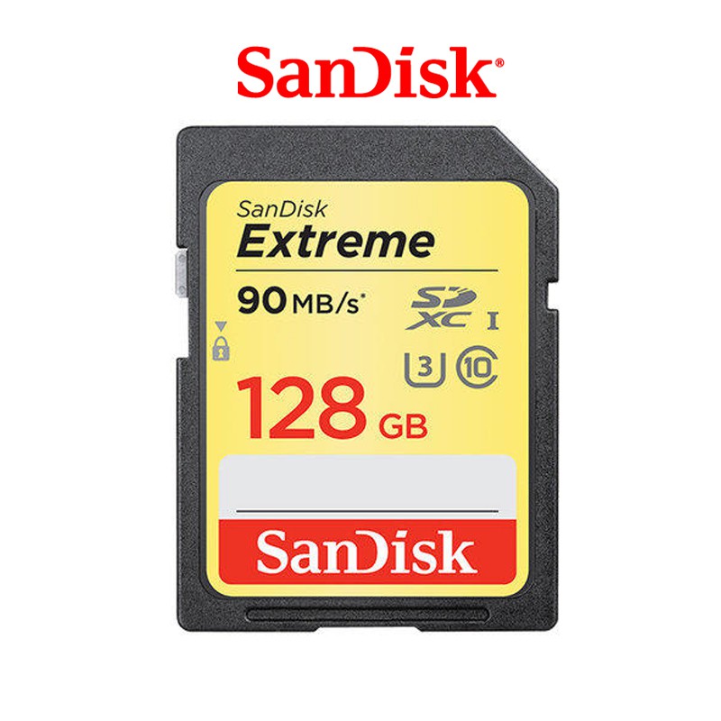 SanDisk Extreme 【eYeCam】SD 128GB 90MB SDXC UHS-I 記憶卡