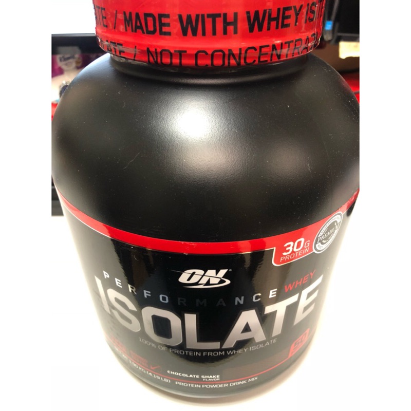 現貨 Optimum Nutrition Isolate ON 分離乳清蛋白粉 巧克力 奶昔 乳清 高蛋白