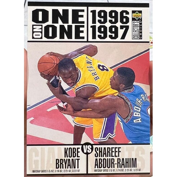 NBA 球員卡 Kobe Bryant 1996-97 UD CC 新人副卡