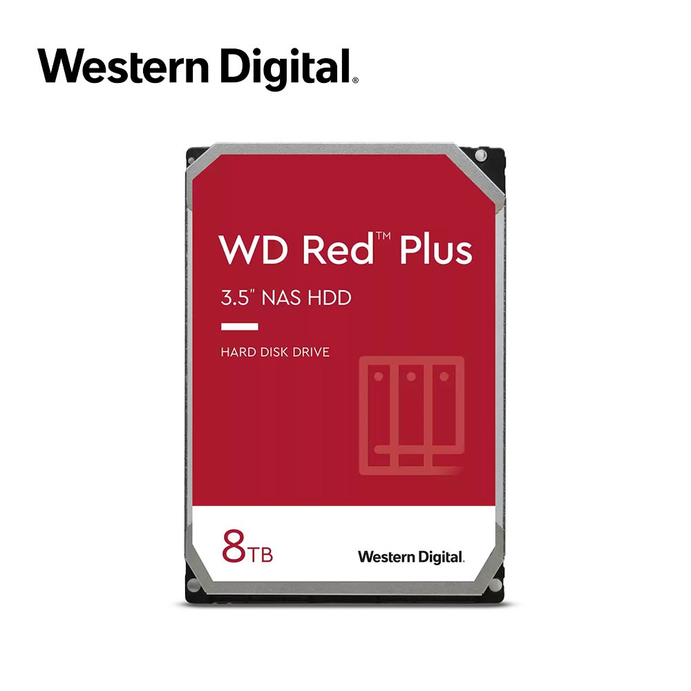 WD80EFZZ 紅標Plus 8TB 3.5吋NAS硬碟 現貨 蝦皮直送