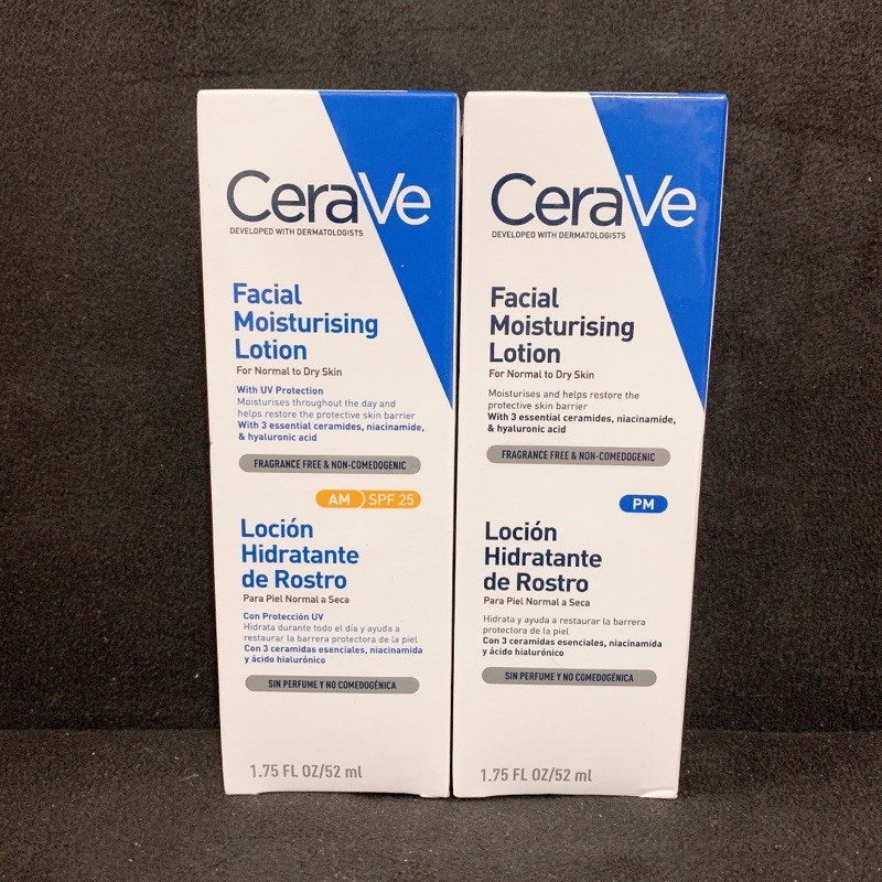CeraVe 適樂膚  日間溫和保濕乳SPF25 /夜用修護保濕乳 52ml/全效超級修護乳/台灣萊雅公司貨 -全新
