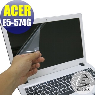 【EZstick】ACER E5-574 E5-574G 靜電式筆電LCD液晶螢幕貼 (鏡面防汙)