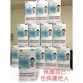 【原廠現貨】3M 9132 N95等級口罩 整箱販售 (4月份活動)