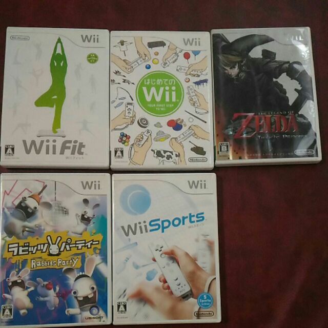 Wii 日版遊戲 薩爾達 Sports Fit平衡板 瘋狂兔子