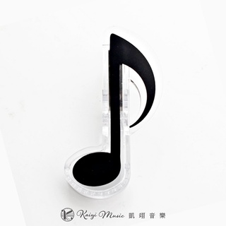 現貨【凱翊︱KM】《凱翊音樂》八分音符造型樂譜夾 黑, 紅, 黃, 綠, 藍 夾子 音符夾