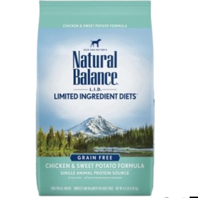 【食尚汪喵】- NB Natural Balance-低敏無穀地瓜雞肉成犬配方 (大顆粒) 24磅 NB狗飼料 NB