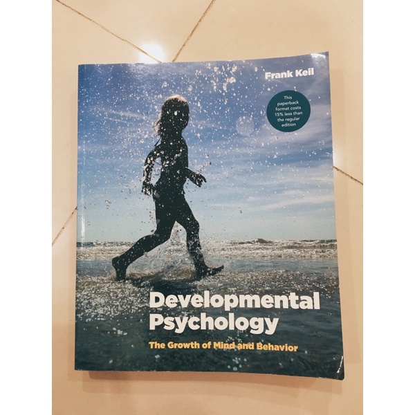 [台大心理系參考用書］發展心理學原文書 developmental psychology