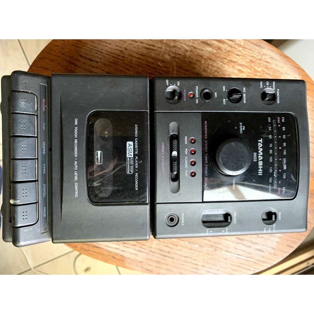 二手 卡帶 錄音帶 收錄音機 收音機 單主機