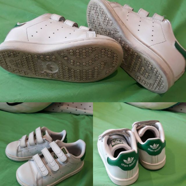 Adidas Stan Smith經典綠白小童鞋