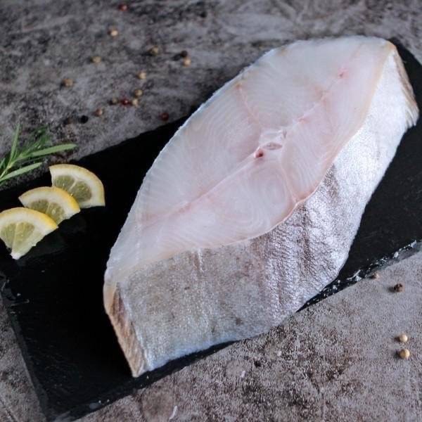 嚴選皇家扁鱈(大比目魚)切片 450g 厚切 中段肉 飽滿骨頭占比少