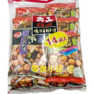 [零食小店]日本進口天六大人14袋綜合豆果子