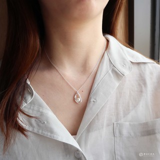 【BuCHA】全純銀 美的誕生 珍珠不規則造型項鍊｜項鍊