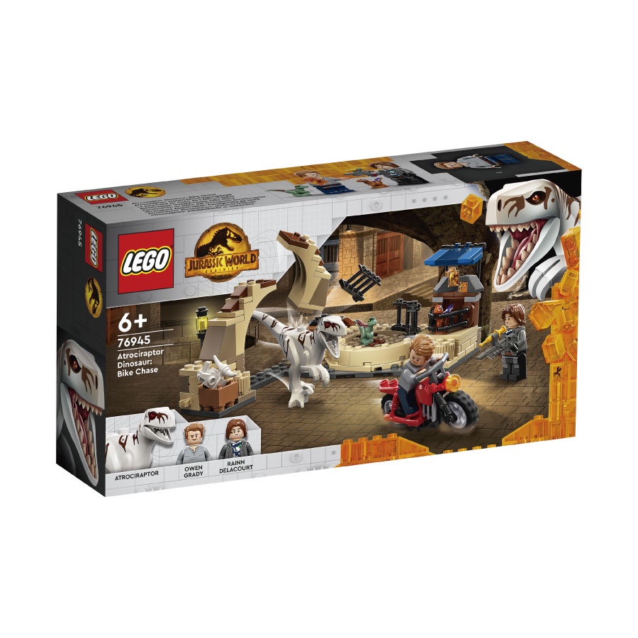LEGO樂高 76945 Atrociraptor Dinosaur: Bike Chase 玩具反斗城