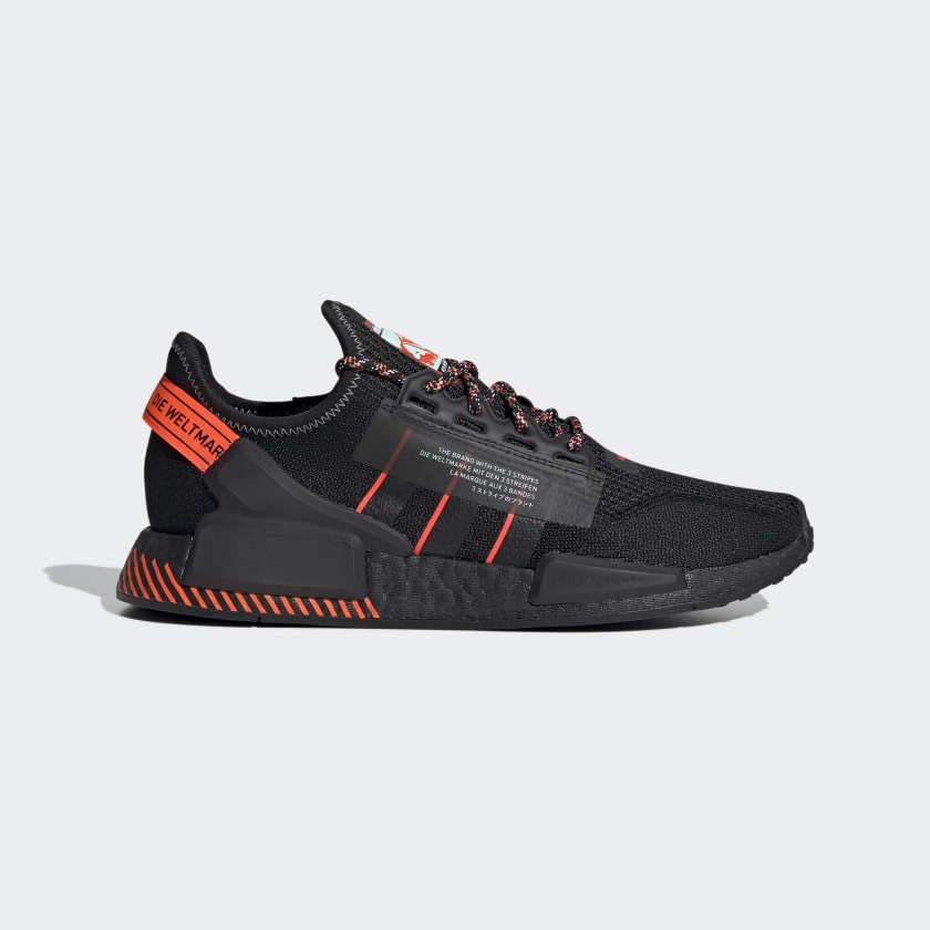 【小八】Adidas NMD R1 V2 Black Solar Red 黑橘紅 FW6409