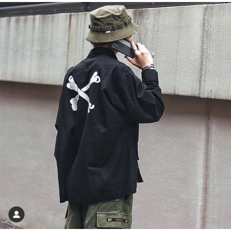 L WTAPS NEIGHBORHOOD JUNGLE SHIRT BLACK JUNGLE LS SHIRT WTAPS