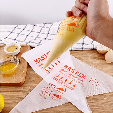 極速出貨 加厚100入擠花袋裱花袋奶油袋擠花袋烘焙烘焙用具批發裱花袋廠家直銷一次性透明裱花袋 蝦皮購物