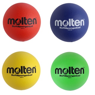 MOLTEN 軟式發泡安全球 STS21 發泡躲避球 發泡排球 20.5CM 台灣製 免充氣 安全球 訓練球 發泡球