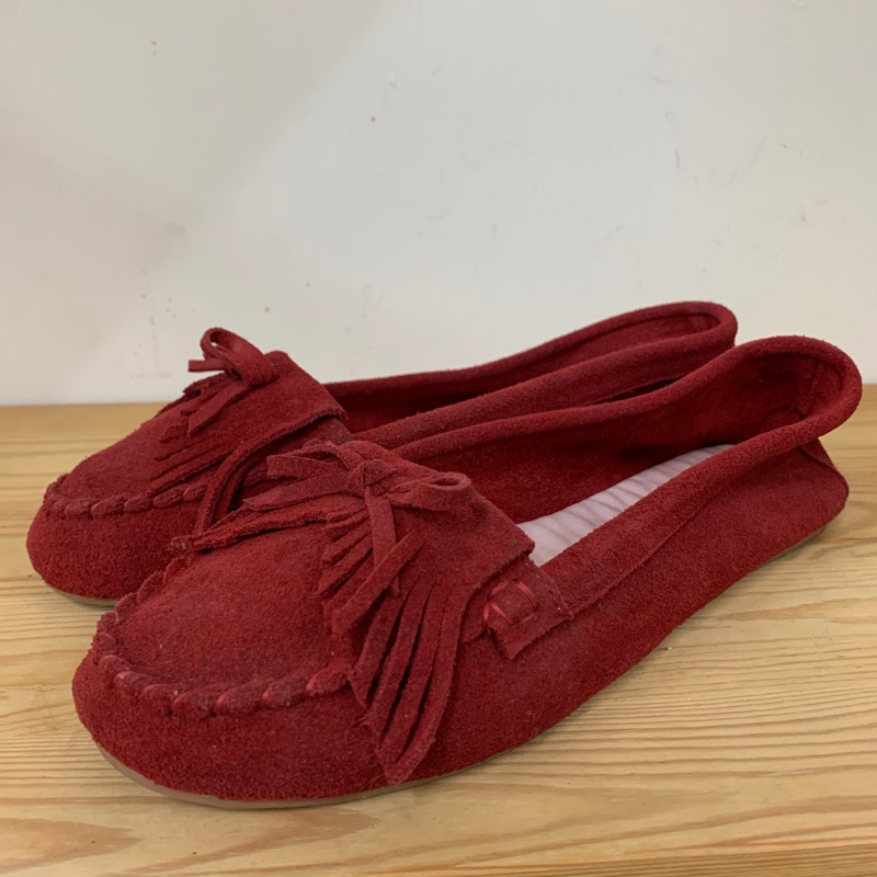 （二手）Ann’S 🎀紅色麂皮樂福鞋  42號