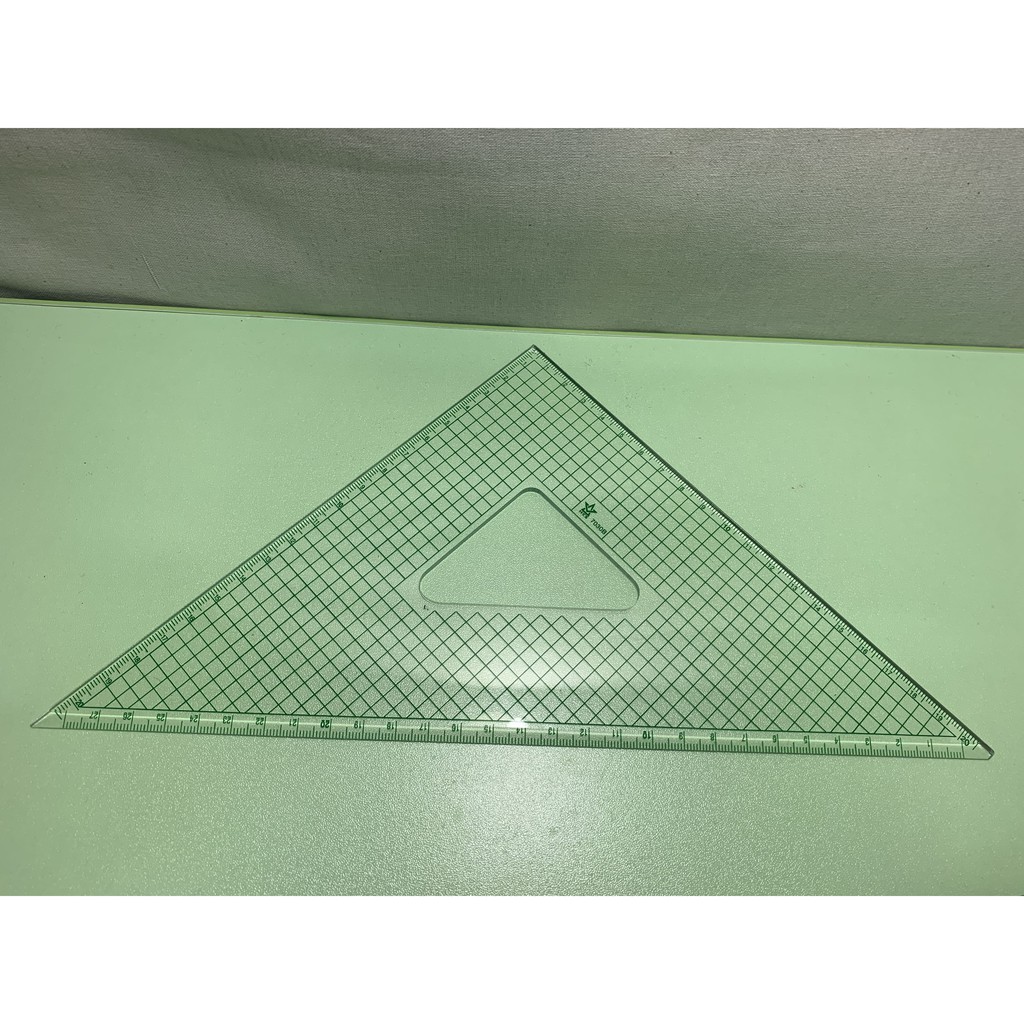 二手hcs透明壓克力材質切割方眼直角三角板 蝦皮購物