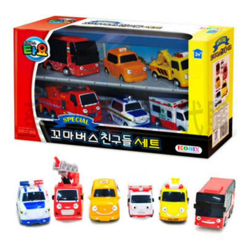 🇰🇷小巴士 tayo 好朋友 救援車 六件組 玩具遊戲組