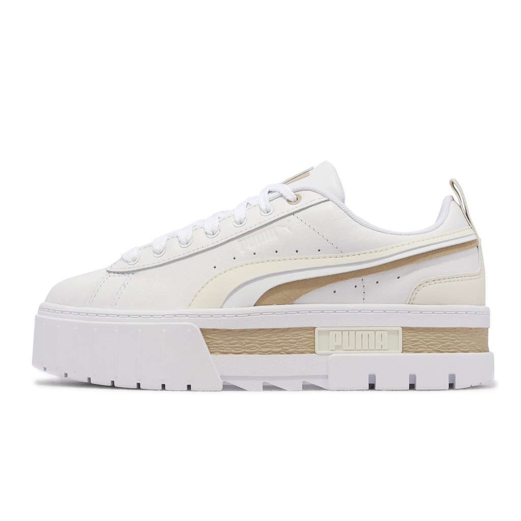 Puma 休閒鞋 Mayze FS Interest Wns 白 金 厚底增高 女鞋 小白鞋【ACS】 38747401