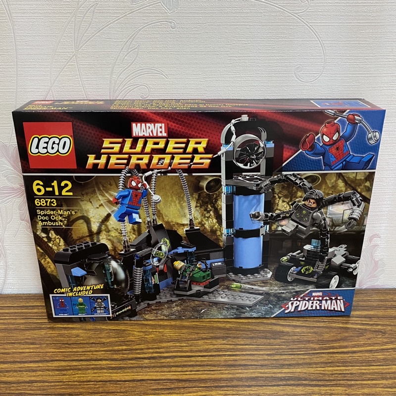 「翻滾樂高」LEGO 6873 超級英雄 蜘蛛人與八爪博士 全新未拆