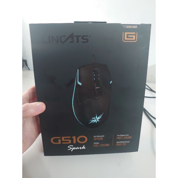 G510 RGB 電競遊戲滑鼠 5段DPI即時切換 全新未拆