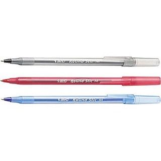 法國BIC Round Stic 原子筆/學生用筆 黑/藍/紅(1.0mm) 現貨