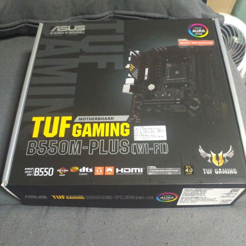 主機板 Asus 華碩 TUF Gaming B550m wifi