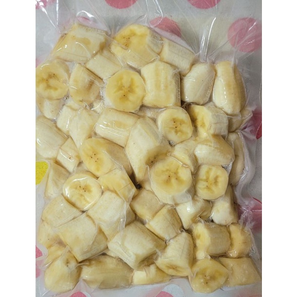新上市～🍌冷凍香蕉切片真空包裝🍌1公斤裝，嚐鮮價100元