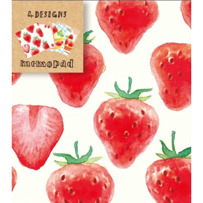 【分裝】古川紙工 便條紙 草莓
