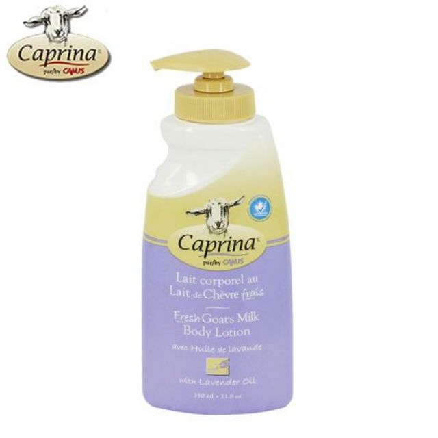 【南北貨柑仔店】【Caprina肯拿士】新鮮山羊奶身體乳液-薰衣草香味 (350ml)