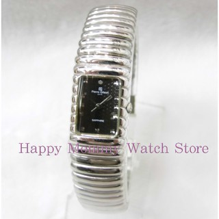 【 幸福媽咪 】網路購物、門市服務 Pierre Gilson 藍寶石水晶鏡面 防水 石英女錶 613