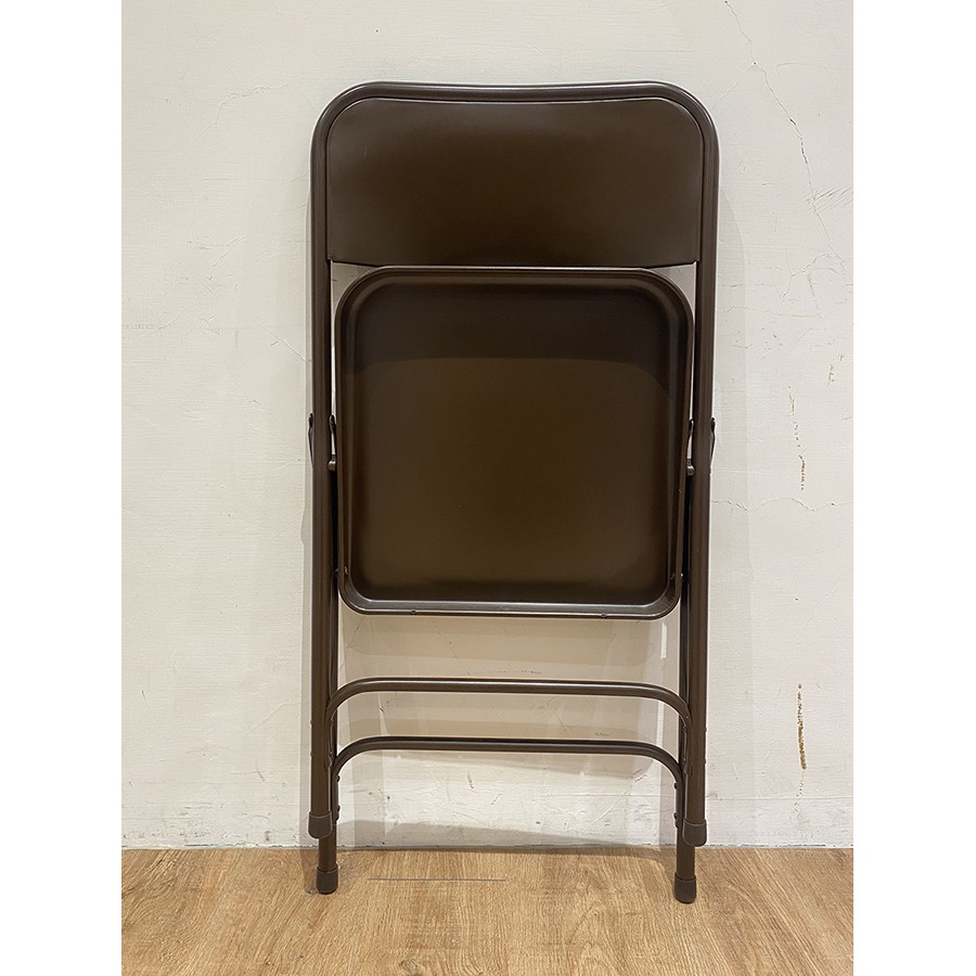 (代售二手)巧克力色、咖啡色、灰色_軟墊、鐵椅 辦公椅 會議椅 折疊椅 教室椅