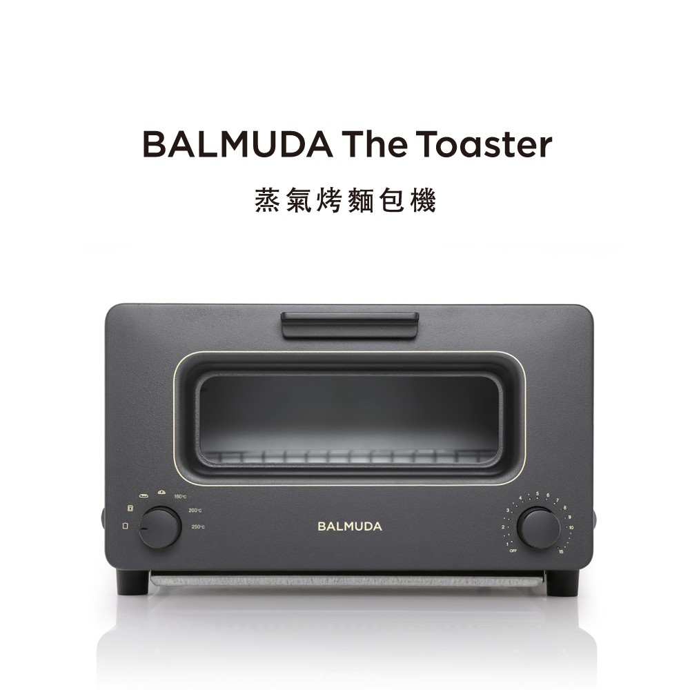 BALMUDA The Toaster百慕達蒸氣烤麵包機(K01J-KG)(黑色)(台灣總代理公司貨)(全新未使用過)