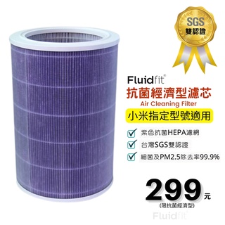 Fluidfit | 飲米科技 只賣 299 元 小米 智米 米家 空氣清淨機 空氣淨化器 濾網 濾芯 濾心 抗菌 副廠