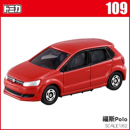 正版 TOMICA TOMY 109 福斯POLO(紅) 限量車 收藏 模型車 合金車 玩具車 小車 火柴盒 多美