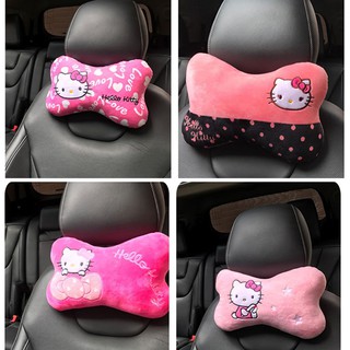 2 件套 Hello Kitty 靠墊座椅頭枕枕頸枕可愛頭枕汽車配件汽車枕頭