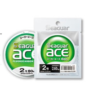 中壢鴻海釣具《Seaguar》 新Seaguar ACE 60M (綠) 卡夢線 碳纖線 日本島內線