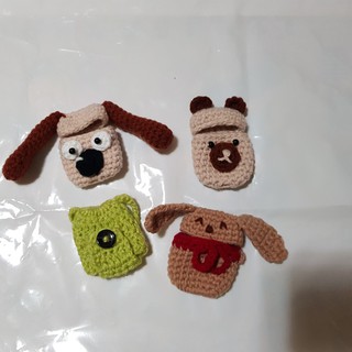 (現貨)❤️❤️手工🧶可愛針織毛絨毛線蘋果無線藍芽airpods1/2代通用防摔耳機盒保護套❤️❤️