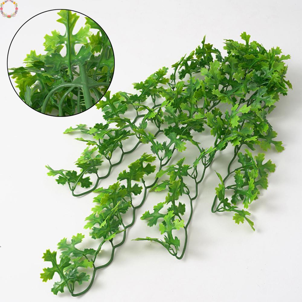 假植物水槽懸掛式桌面植物花綠色內部酒架電視櫃綠色葡萄藤葉花環人造 蝦皮購物