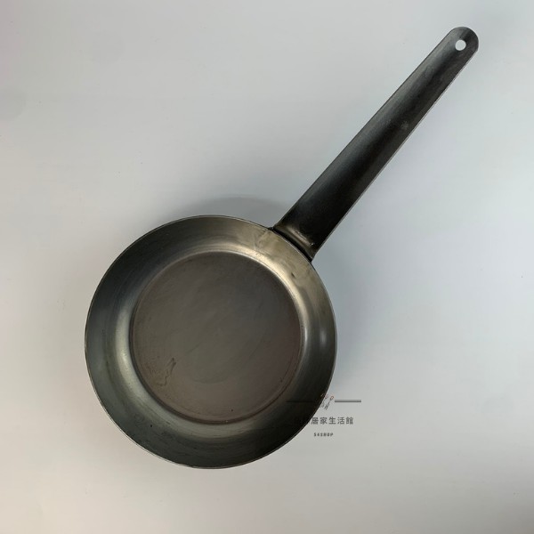 【54SHOP】營業用 黑鐵佛來板(一體成型) 無鉚釘款 平底鍋 平煎鍋